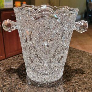 Bohemian Crystal Champagne or Ice Bucket